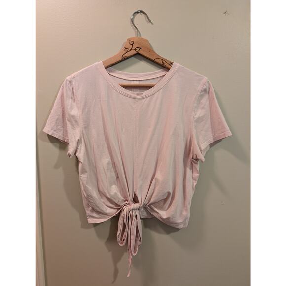 Lululemon Time To Restore Short Sleeve Shirt In Pink Mist - Picture 2 of 5